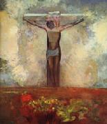 Odilon Redon Crucifixion oil painting